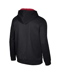 Men's Colosseum Black Oklahoma Sooners Reese Pullover Hoodie