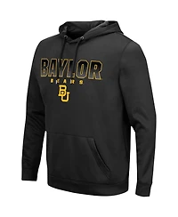 Men's Colosseum Baylor Bears Blackout 3.0 Pullover Hoodie