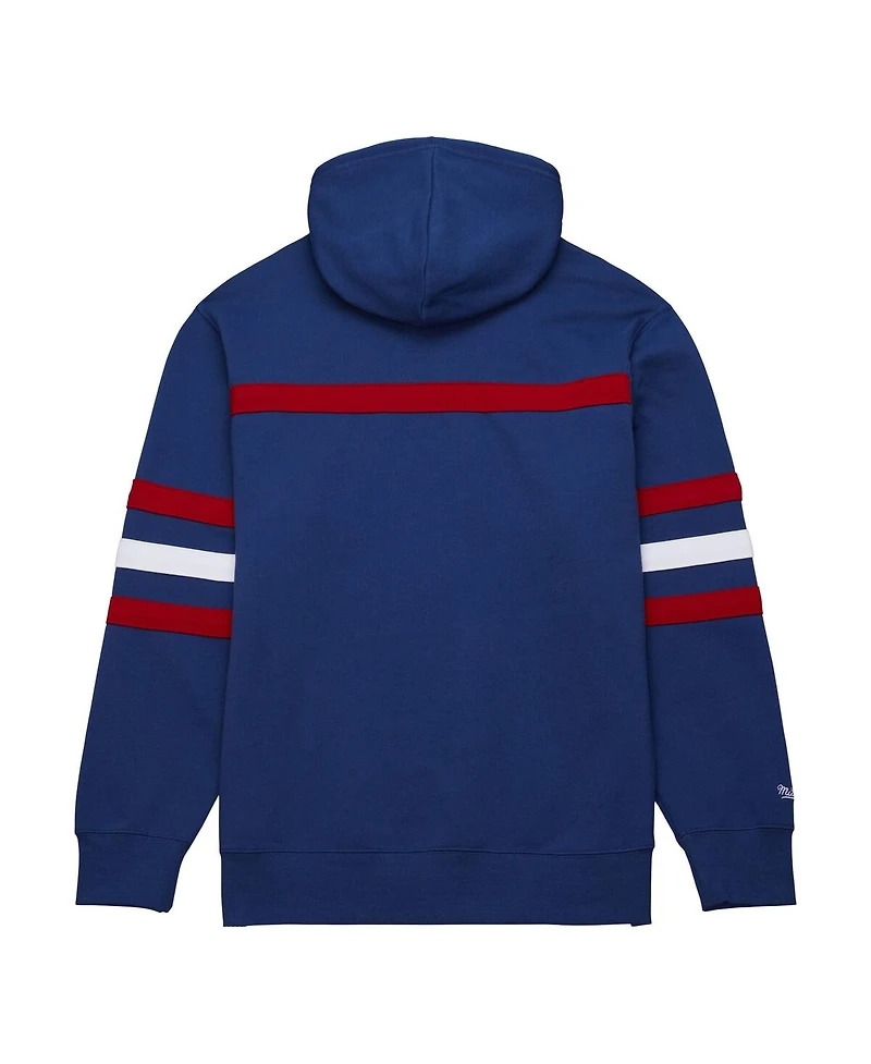Men's Mitchell & Ness Navy Montreal Canadiens Head Coach Pullover Hoodie
