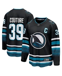 Men's Fanatics Logan Couture Black San Jose Sharks Alternate Premier Breakaway Player Jersey