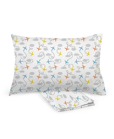 Breathable Baby Cotton Percale Pillowcase, For 13" x 18" Toddler Pillow