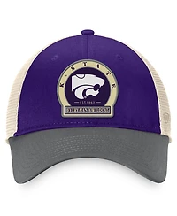 Men's Top of the World Purple Kansas State Wildcats Refined Trucker Adjustable Hat