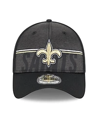 Men's New Era Black Orleans Saints 2023 Nfl Training Camp 39THIRTY Flex Fit Hat