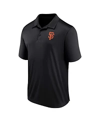 Men's Fanatics Black San Francisco Giants Logo Polo Shirt