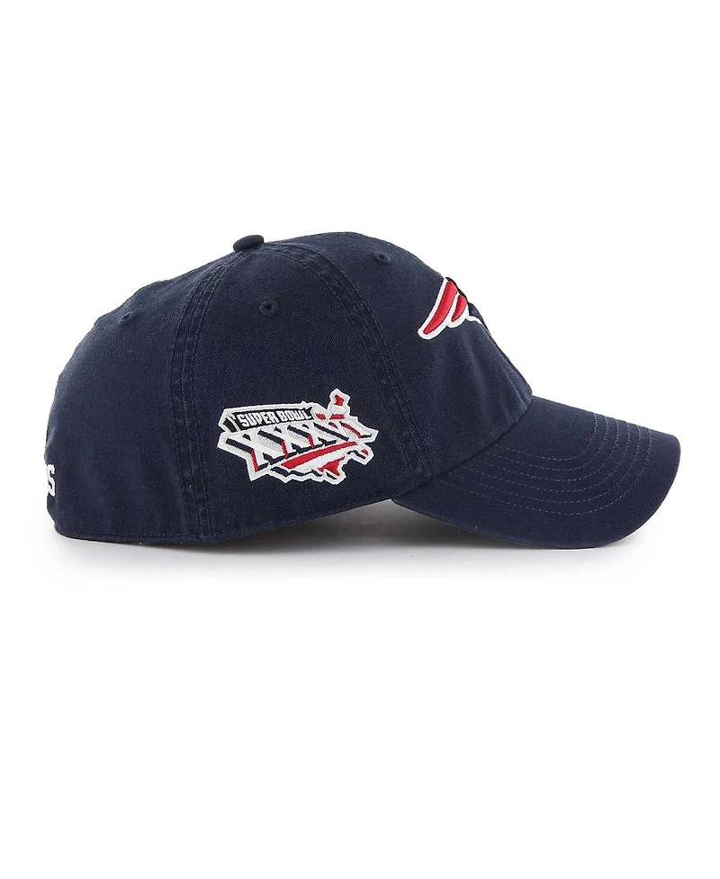 Men's '47 Brand Navy New England Patriots Sure Shot Franchise Fitted Hat