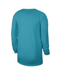 Men's and Women's Jordan Teal Charlotte Hornets 2023/24 Legend On-Court Practice Long Sleeve T-shirt