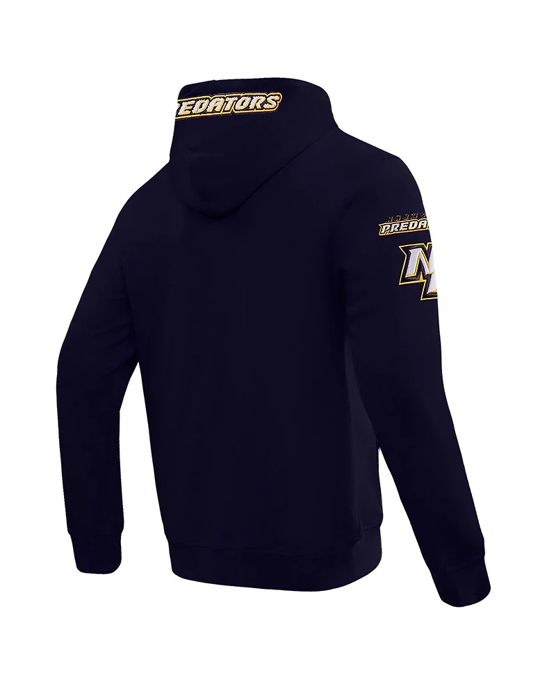 Men's Pro Standard Navy Nashville Predators Classic Chenille Full-Zip Hoodie Jacket