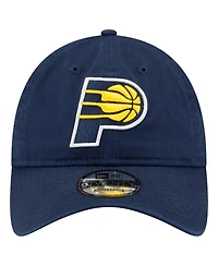 Men's New Era Navy Indiana Pacers Team 2.0 9TWENTY Adjustable Hat