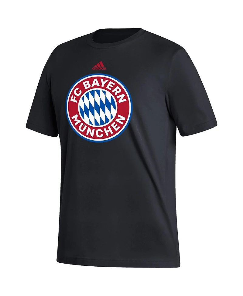 Men's adidas Black Bayern Munich Vertical Back T-shirt