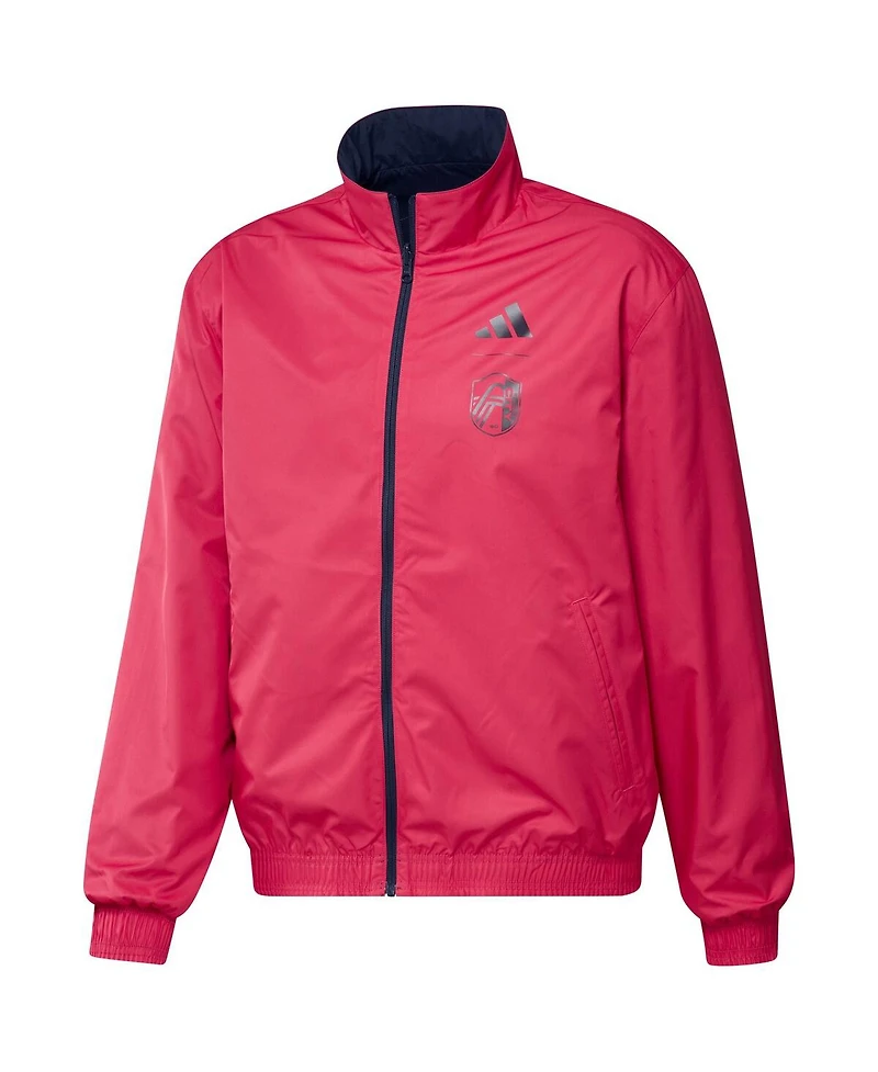 Men's adidas Navy, Red St. Louis City Sc 2023 On-Field Anthem Full-Zip Reversible Team Jacket