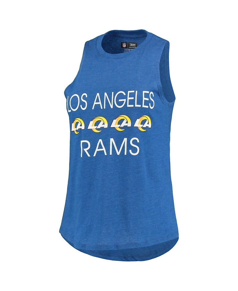 Women's Concepts Sport Gold, Royal Los Angeles Rams Muscle Tank Top and Pants Sleep Set