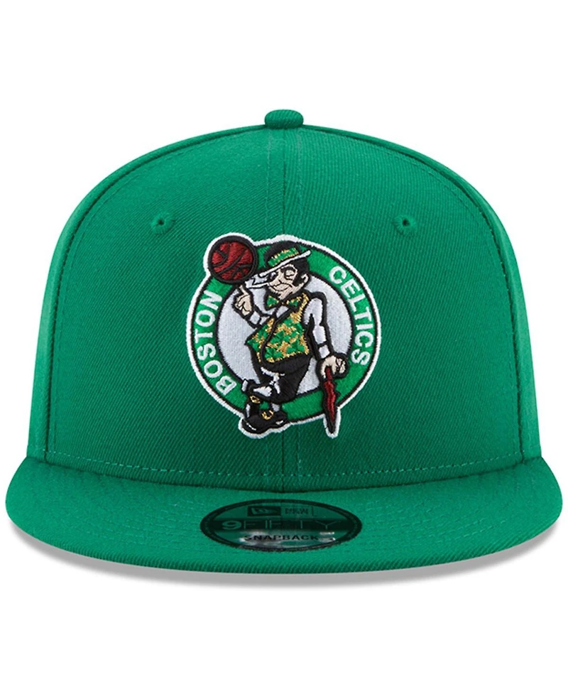 Men's New Era Kelly Green Boston Celtics Official Team Color 9FIFTY Snapback Hat