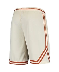 Men's Nike Cream Texas Longhorns Retro Replica Performance Basketball Shorts