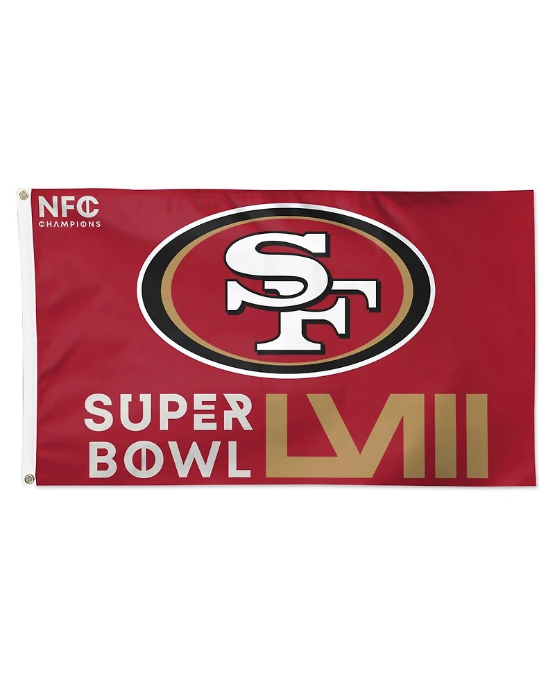 Wincraft San Francisco 49ers 2023 Nfc Champions 3' x 5' One-Sided Deluxe Flag