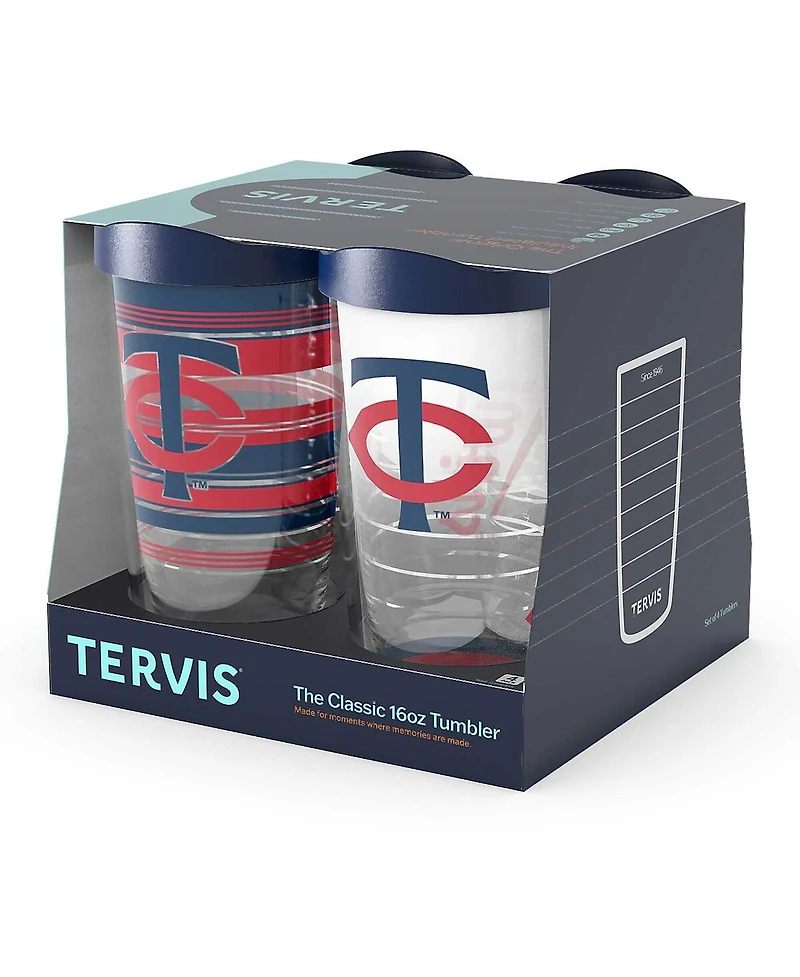 Tervis Tumbler Minnesota Twins Four-Pack 16 Oz Classic Tumbler Set