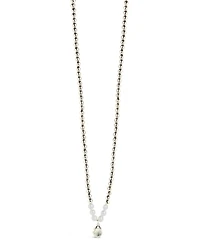 Sterling Forever Silver-Tone or Gold-Tone Cultured Pearl And Shell Pendant Marjorie Necklace