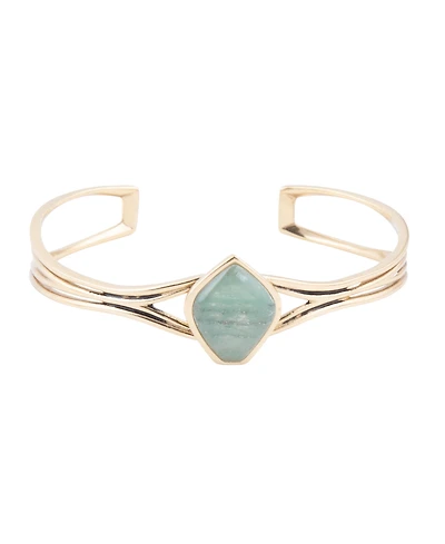 Barse Hush Genuine Aventurine Kite Cuff Bracelet