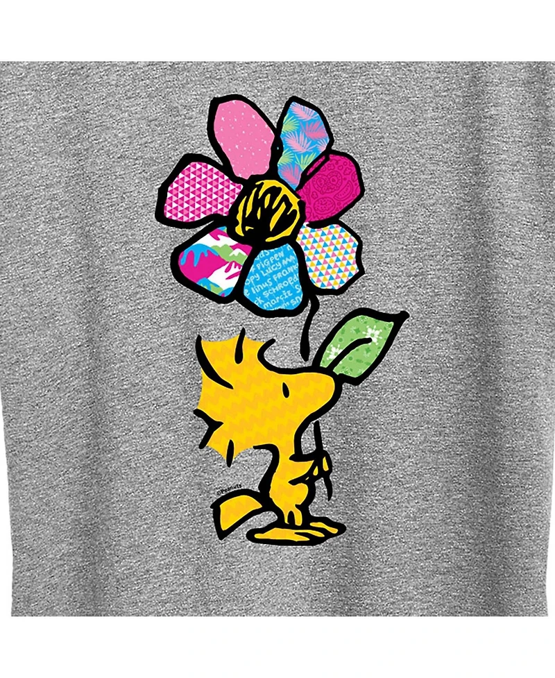 Trendy Plus Peanuts Woodstock Flower Graphic T-shirt