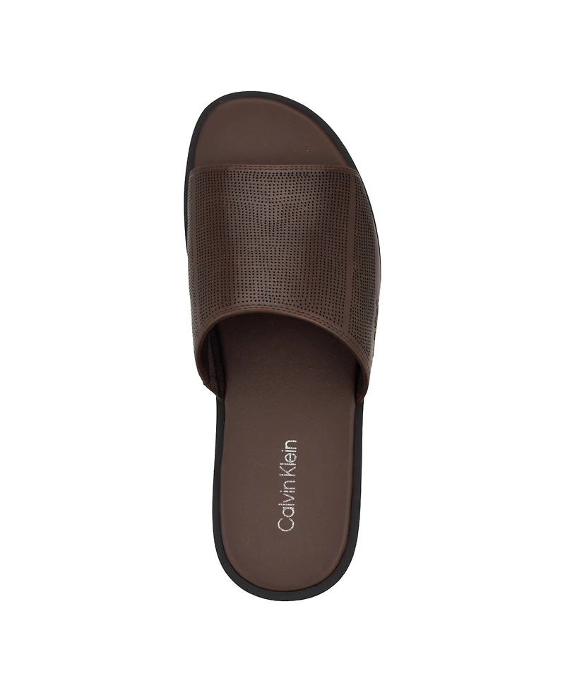 Calvin Klein Men's Espar Casual Slip-On Sandals