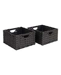 Seville Classics Handwoven Basket 2-Pack