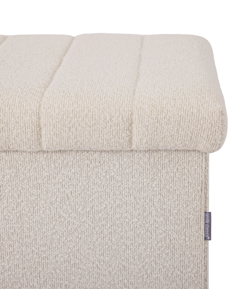 Seville Classics Storage Bench Ottoman