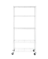 Seville Classics UltraDurable 5-Tier Nsf Steel Wire Shelving System