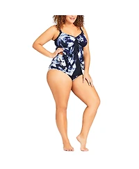 Avenue Women's Tie Dye Swim Brief