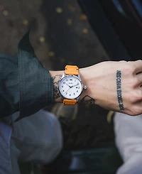 Mvmt Field Ii Men's Orange Nylon Watch 41mm