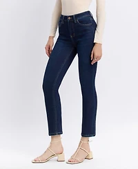 Vervet Women's High Rise Ankle Slim Straight Jeans