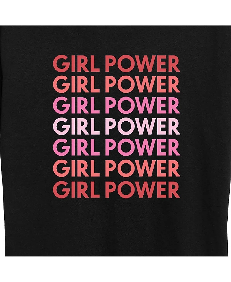 Hybrid Apparel Trendy Plus Girl Power Graphic Short Sleeve T-shirt