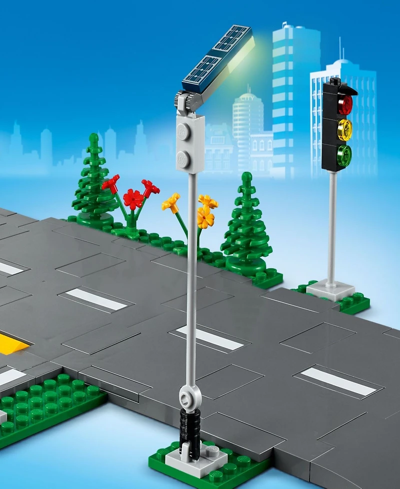 Lego City 60304 Road Plates Intersection Toy Building Set