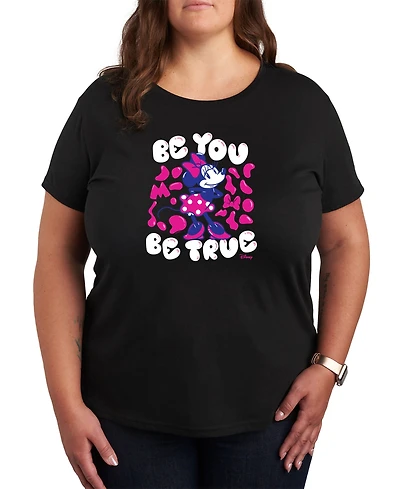 Hybrid Apparel Trendy Plus Disney Minnie Mouse Be You Graphic T-shirt