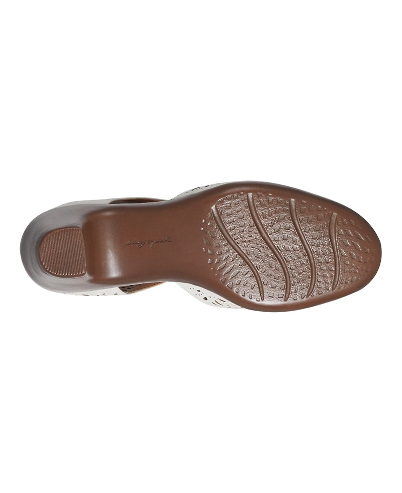 Easy Spirit Women's Cindie Two-Piece Mary Jane Pumps