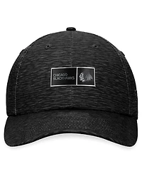 Men's Fanatics Black Chicago Blackhawks Authentic Pro Road Adjustable Hat