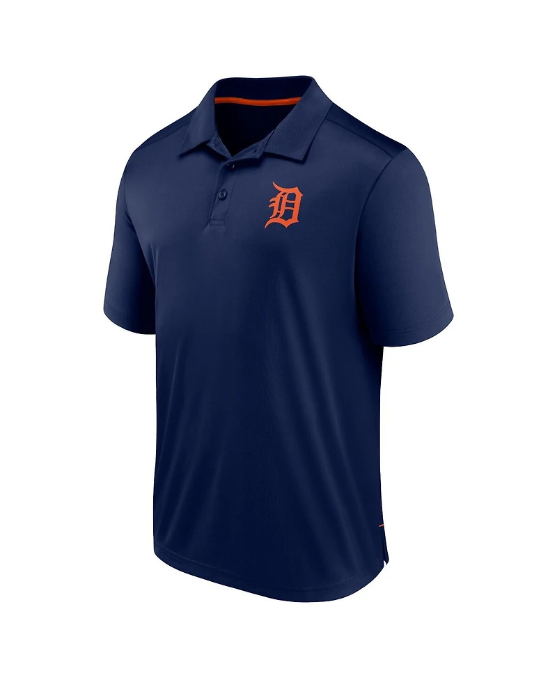 Men's Fanatics Navy Detroit Tigers Fitted Polo Shirt