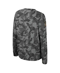 Big Boys Colosseum Camo Virginia Tech Hokies Oht Military-Inspired Appreciation Dark Star Long Sleeve T-shirt