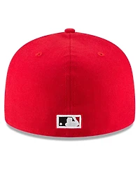 Men's New Era Red Cincinnati Reds Cooperstown Collection Wool 59FIFTY Fitted Hat