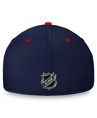 Men's Fanatics Navy, Red Columbus Blue Jackets Authentic Pro Rink Two-Tone Flex Hat
