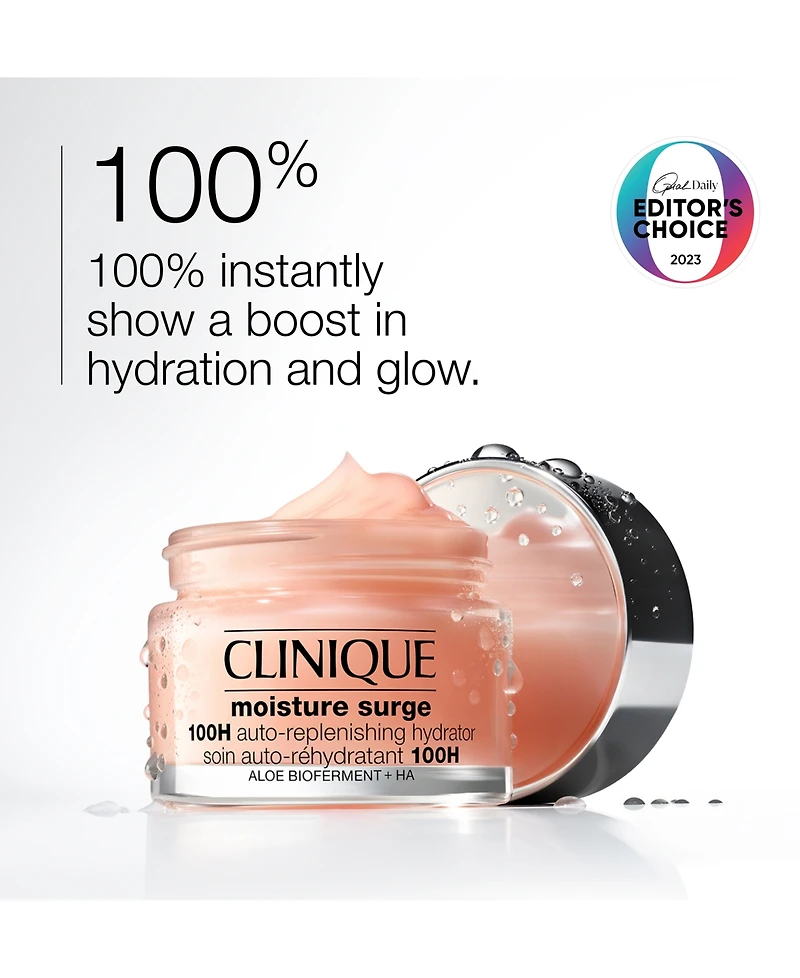 Clinique Moisture Surge 100H Auto-Replenishing Hydrator Gel Moisturizer with Hyaluronic Acid