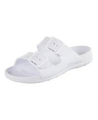 Totes Women's Double Buckle Adjustable Slide with Everywear