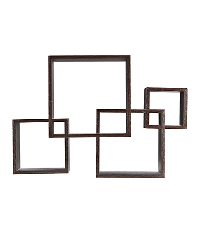 Danya B Intersecting Cube Shelves - Black