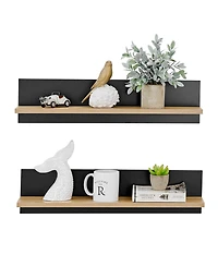 Danya B Repose Display Photo Ledge Shelf, Set of 2