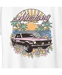 Hybrid Apparel Trendy Plus Ford Mustang Graphic T-Shirt