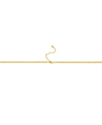 And Now This Cubic Zirconia Hoop Earring and Necklace with Jewelry Box Set
