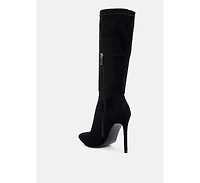 Playdate High Heeled Calf Boots