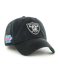 Men's '47 Brand Black Las Vegas Raiders Sure Shot Franchise Fitted Hat