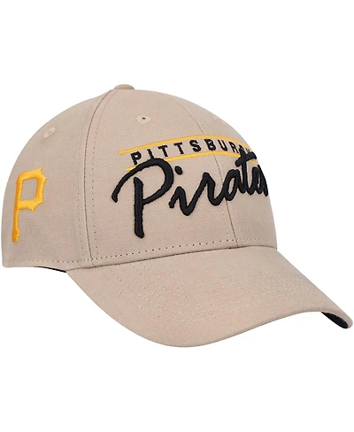 Men's '47 Brand Khaki Pittsburgh Pirates Atwood Mvp Adjustable Hat