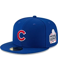 Men's New Era Royal Chicago Cubs 2016 World Series Wool 59FIFTY Fitted Hat