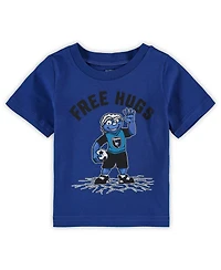 Baby Boys and Girls Blue San Jose Earthquakes Free Hugs Mascot T-shirt
