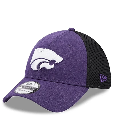 Men's New Era Purple Kansas State Wildcats Shadowed Neo 39THIRTY Flex Hat